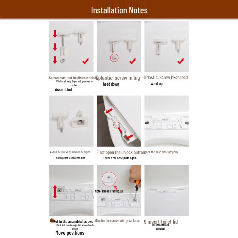 Homeglen Universal Thickened Toilet Seat