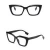 Classic Anti Blue Light Prescription Cat Eye Eyeglasses Ladies Luxury Designer Style Style Myopia Optical Glasses Double Color Spectacle Frame Frame