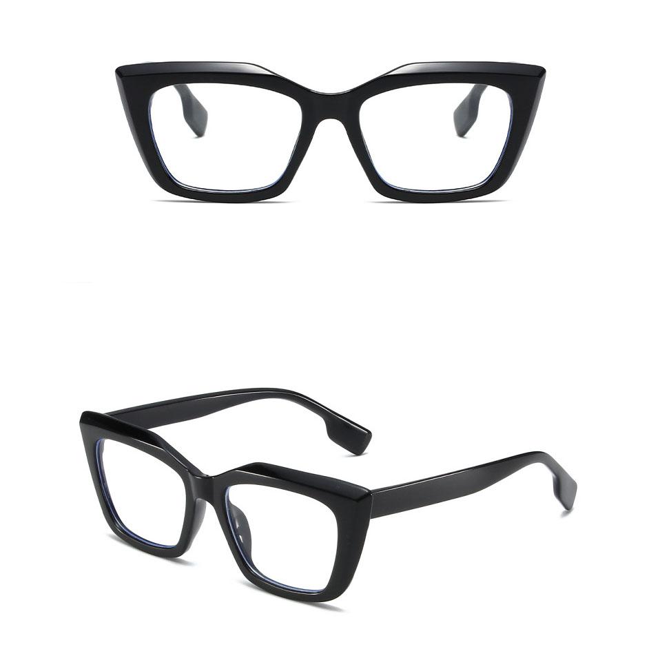 Classic Anti Blue Light Prescription Cat Eye Eyeglasses Ladies Luxury Designer Style Style Myopia Optical Glasses Double Color Spectacle Frame Frame