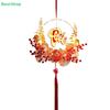 2026 Chinese New Year LED Wreath- Lucky "Fu" God of Wealth Hanging Decoration for Spring Festival