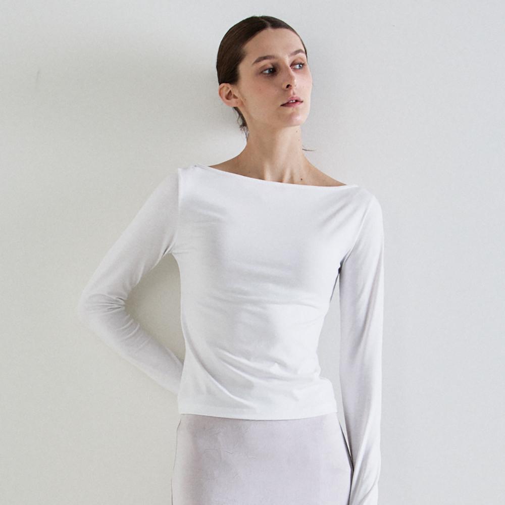 Nowood Bare Offshoulder Tee (Ivory) Ivory/Free
