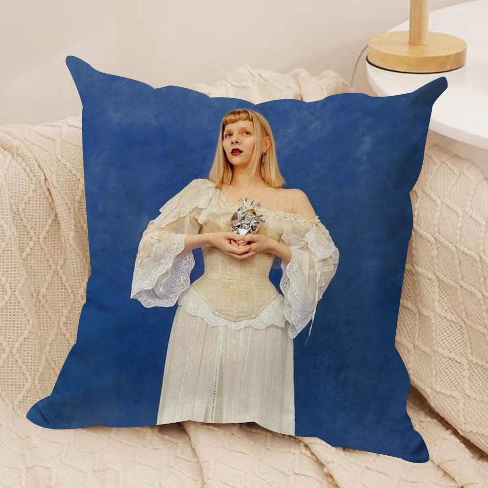 

Singer AAurora Cushion Cover Silky Short Plush DoubleSided Printed Pillow Case for Sofa All Seasons Home Decor Gift 30x30cm