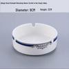 Elegant Ceramic Ashtray with Gold Trim for Hotels, Bars, Restaurants