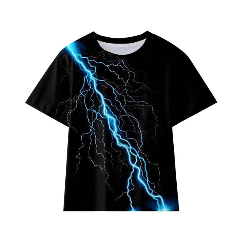 Children's Flash Series Children's Short Sleeve T-shirt 3D Printed Short Sleeve T-shirt