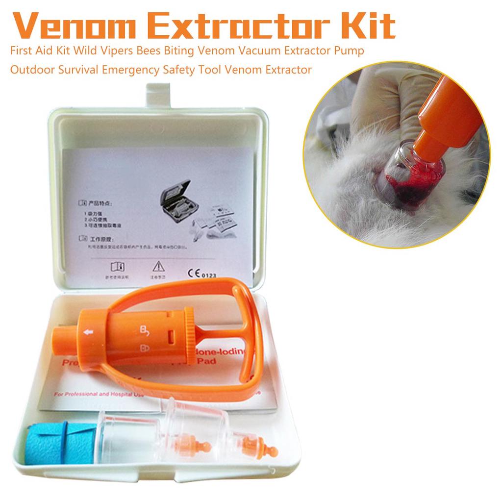 Safety Survival Camping Outdoor Emergency Kit Protector Venom Extractor Vacuum Safety Survival Camping Outdoor Emergency Kit Protector Venom Extractor Vacuum
