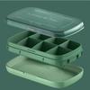 Transparent Frosted Lid Pill Organizer - 7-Compartment Large-Capacity Portable Medicine Box