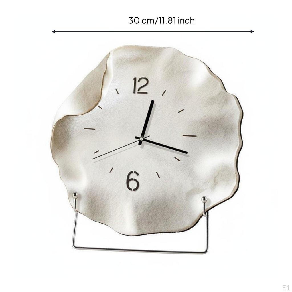 Modern Table Clock Creative Silent Desk for Living Room, Entryway