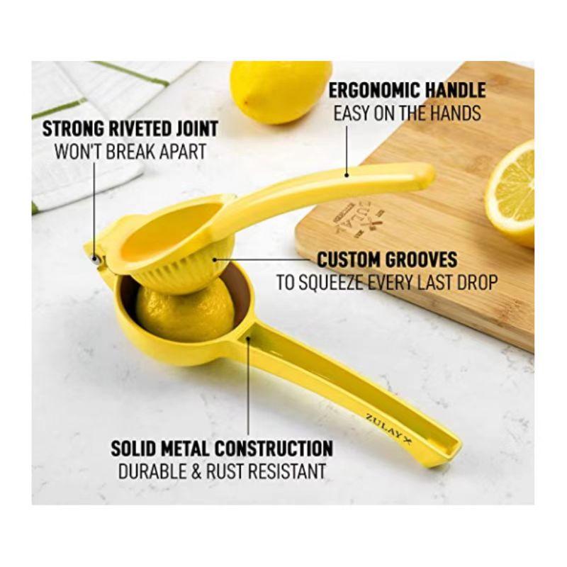 Buy 1PC High Quality Metal Lemon Juicer, Citrus Juicer, Manual Press, Extract the Most Likely