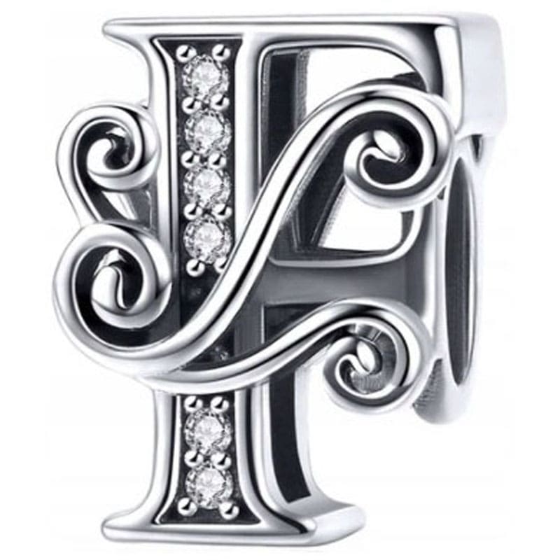 Charms Do Pandora Zawieszka Charms Litera F Srebro 925
