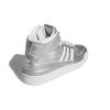 Adidas Originals Forum Mid Synthetic Leather High-Top Sneakers Women Sneakers Silver D98185