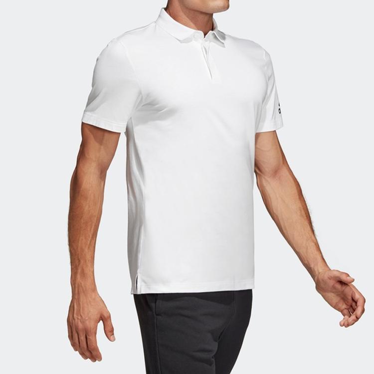 adidas Mh Plain Polo Shirt Men Tops White DQ1450