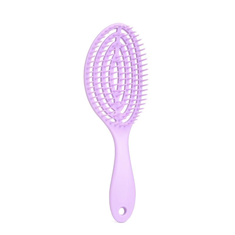 Rosa Kopfhaut-Massagekämme Haarbürste Antistatisch Nass Trocken Lockig Entwirrkamm Haarbürste Salon Haarstyling-Werkzeug für Frauen Männer Neu