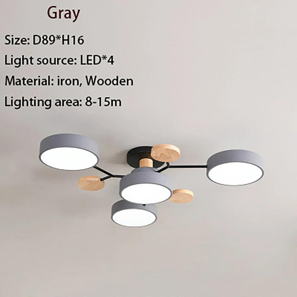 Modern LED Chandelier Macaron Ceiling Lamp For Bedroom Children's Room Living Dining Room Interior Decor Lighting Fixture Luster
