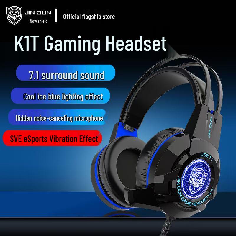 

Jindun KIT Wired Gaming Headset with 7.1 Surround Sound