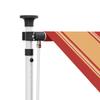 Manual Retractable Awning Multicolour 300 X 115 X 300 Cm