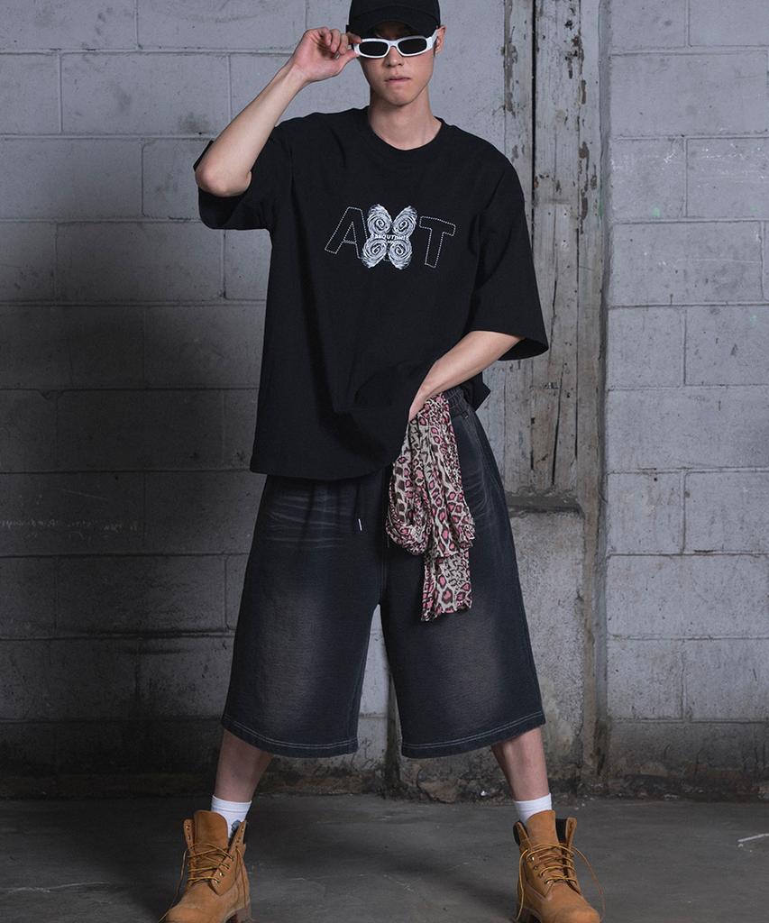 Aejyuttingkeumamaindeu Vintage Relaxed Bermuda Pants_Gray