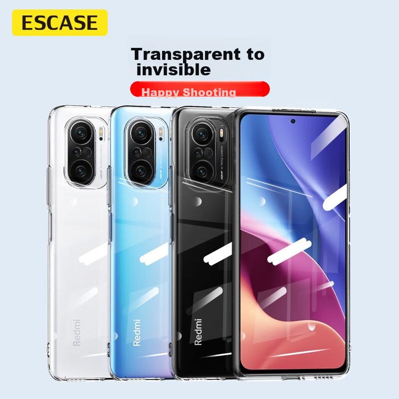 Redmi K40 Phone Case, Xiaomi K40 Pro Shockproof Full Coverage/soft Case Ultra-Thin Silicone (With Lanyard Hole), Transparent Protective Cover