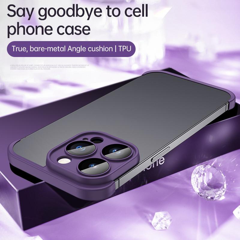 Lens Korumalı Köşe Pedli Yumuşak Silikon Kılıf iPhone 16 15 14 13 12 Pro Max 16 Plus 15 Pro Darbeye Dayanıklı Telefon Kılıfı