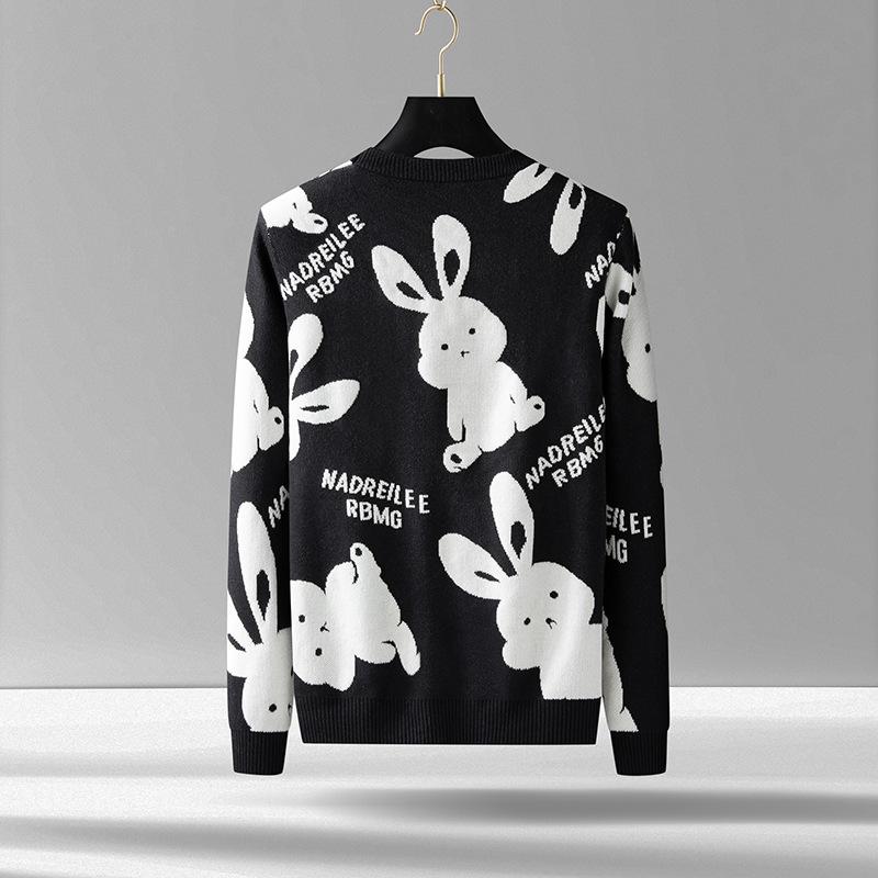 Новый наряд для влюбленных Весна и Осень Трикотажный свитер XXXXL — фото 3