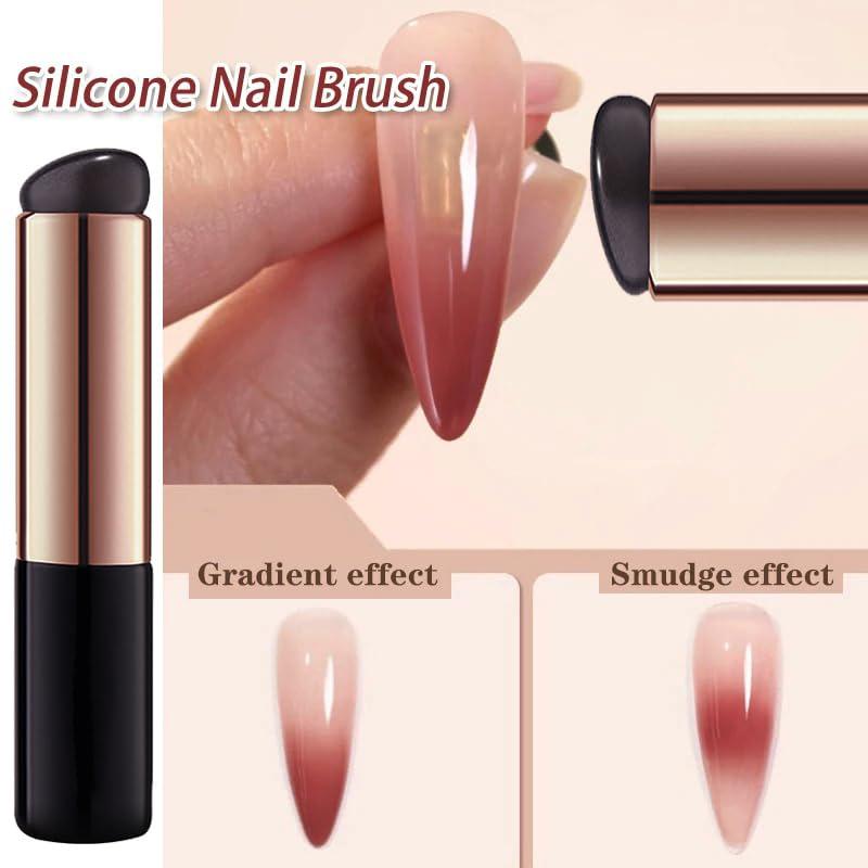 Silikon Runder weicher Lippenpinsel Lippenstift Anwendung Wischpinsel Mädchen Kosmetische Werkzeuge Make-Up Pinsel