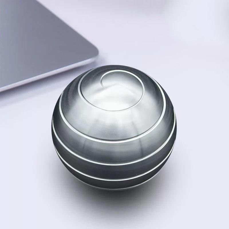 Dynamic Desktop Spinning Toy Stress Relief Desktop Toy Ball Anti Anxiety Desktop Gadget Sensory Fidget Toy For Adults Men