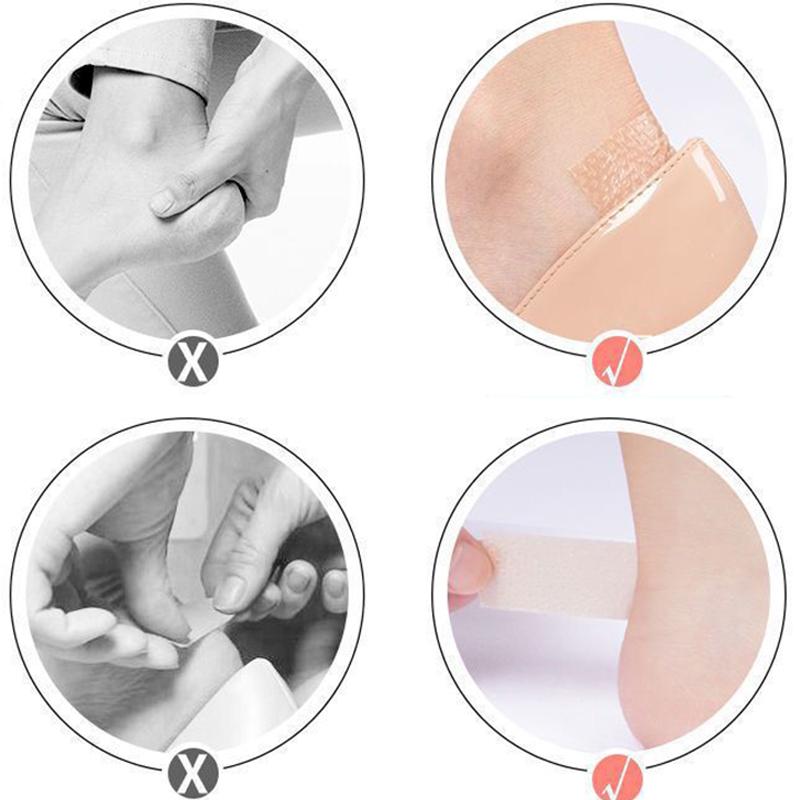 100cm Gel Heel Protector Foot Patches Adhesive Blister Pads Heel Liner Shoes Stickers Relief Pain Plaster Grip Foot Care Cushion