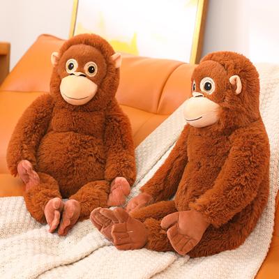 65cm Cartoon Gorilla Plush Toy Chimpanzees Monkey Soft Stuffed Animal Doll Birthday Gifts Kids