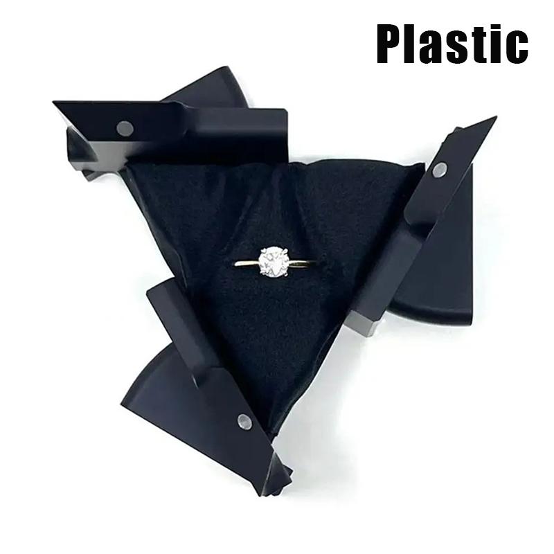 

Kinetic Energy Ring Box Rotating Mechanical Deformation Jewelry Storage Display Box Creative Proposal Cube Boxes Plastic