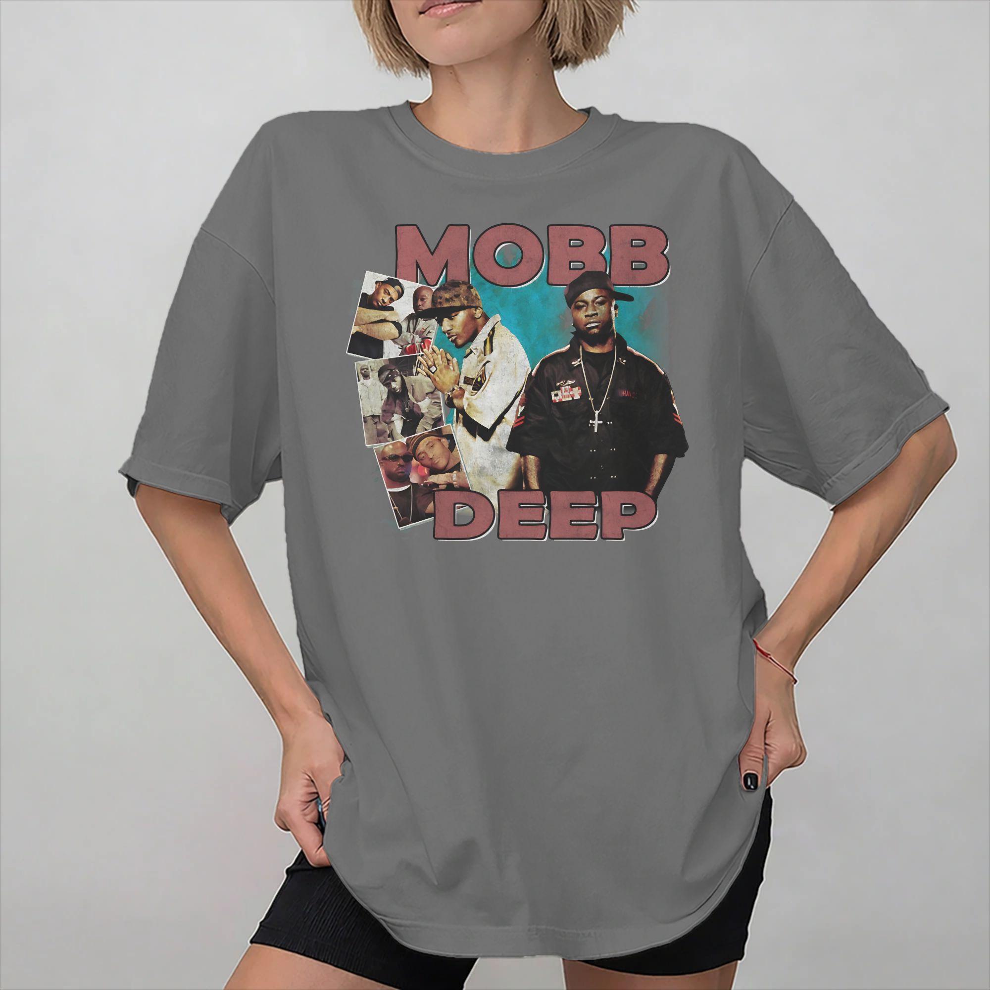 

Mobb Deep The Infamous Tee Shirt for Unisex Women Graphic Printed T Shirts 100 Cotton Clothing 4XL