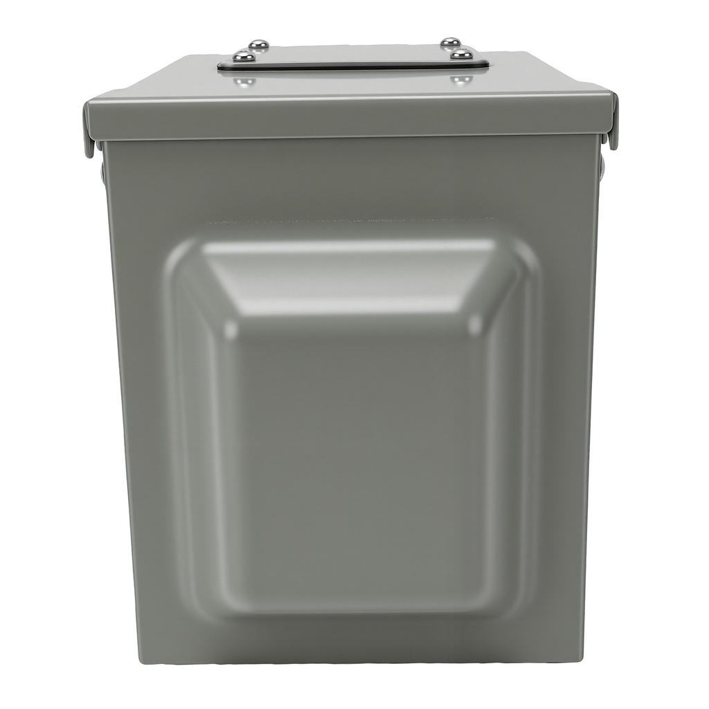 RV Power Outlet Box 50 Amp Enclosed Lockable Weatherproof Outdoor RV Electrical Outlet Panel Iron Shell Type Female Plug