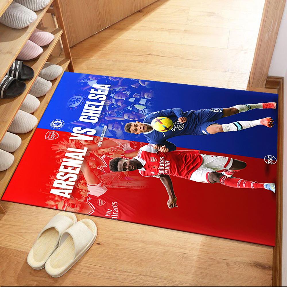 Arsenal Floor Rug Office Rug Suitable for Entryway Decorate Room Hallway Outdoor Antislip Carpet Decorate Offices Perfect Gift for Women/Men