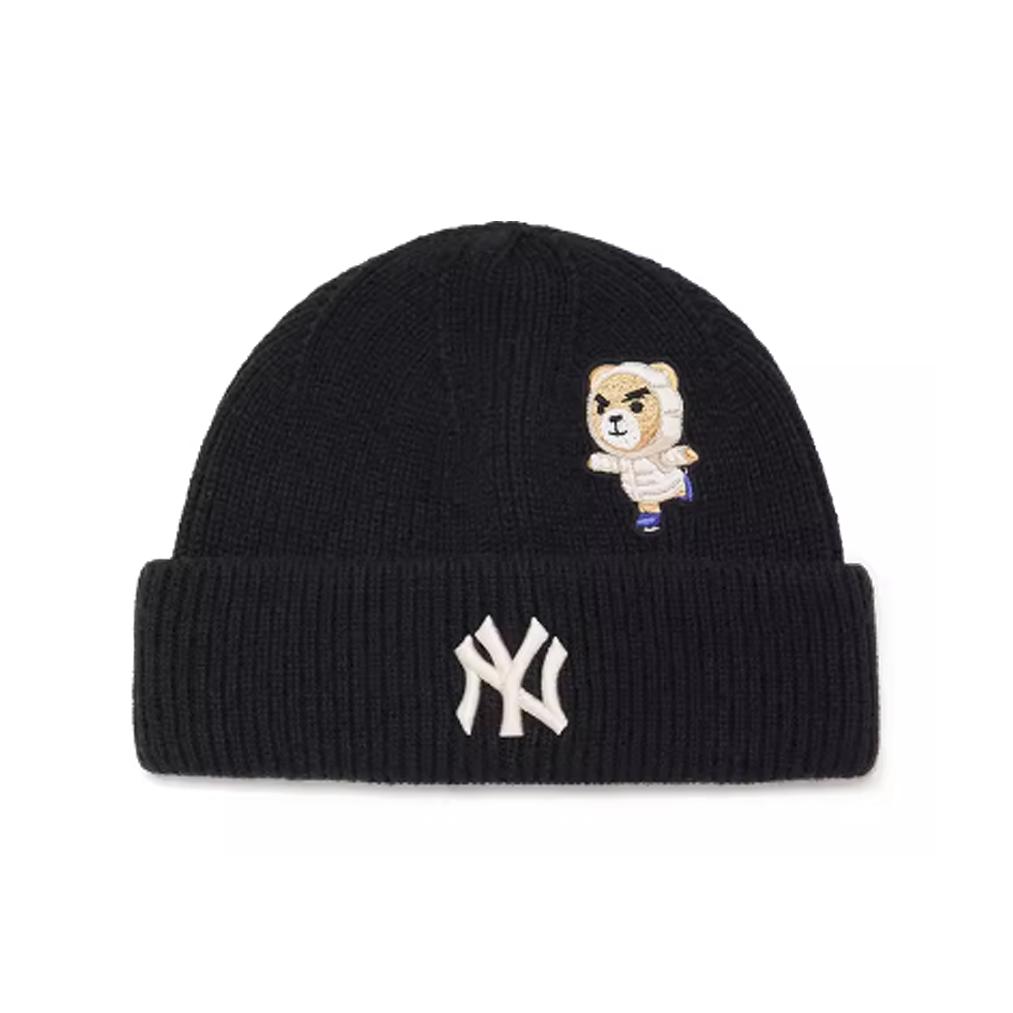 

MLB Acrylic Beanies Unisex Black Fashion 3ABNM0436 OS чорний