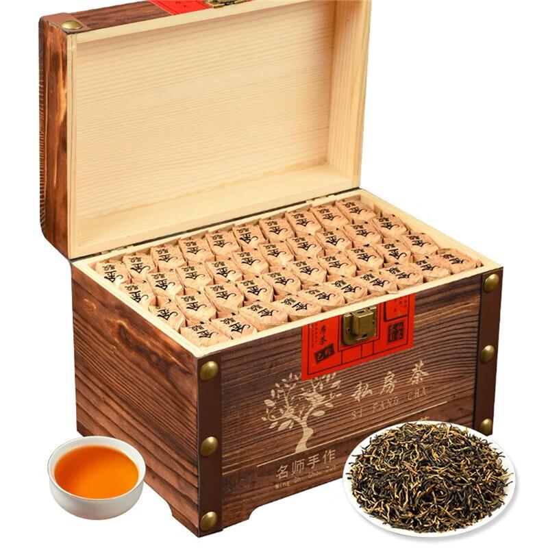 Ludaomeng Jinjunmei Black Tea (500g Wooden Box)