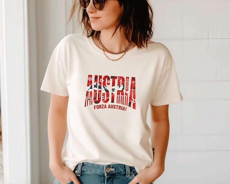 Austria World Cup T-Shirt, Forza Austria Soccer Fan Gift, Austrian Football Team Shirt, Alpine Pride Graphic Tee, European Soccer Supporter XL