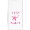 Pink Beach Kitchen Towels, Preppy Girly Coastal Dish Towel for Kitchen, Ocean Starfish Beachy Tea Towels, Coastal Beach Nautical Hand Towel for