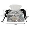 Silver Tissue Box Nordic Napkin Holder Tissue Bag Bedroom Kitchen Desktop Storage Napkins Table Decoration