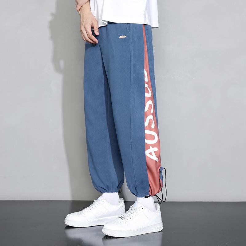 

Повседневные брюки для мужчин весной и летом. Подростки завязывают ноги в брюки-щипки. Универсальные и красивые рабочие брюки. 5XL