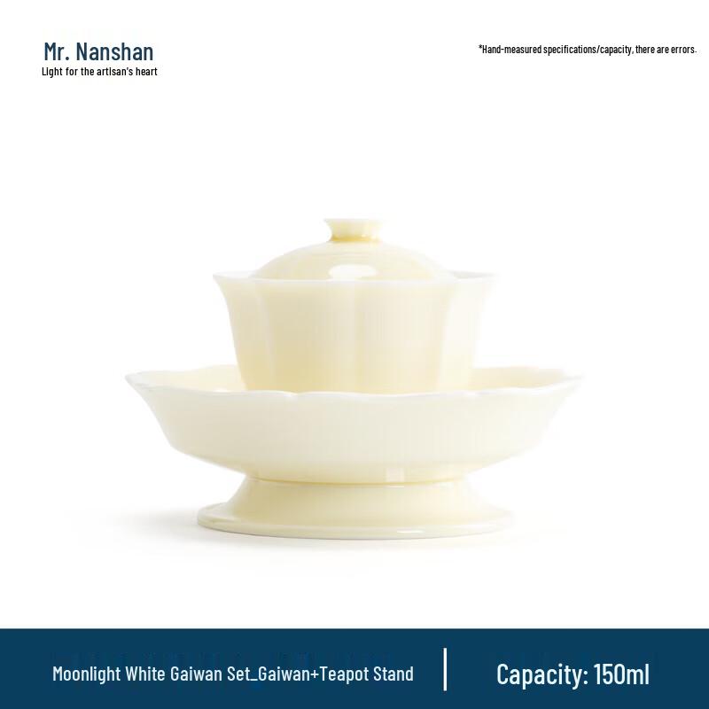 Nanshan Mr. Ceramic Kung Fu Gaiwan Tea Set