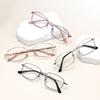 Elite Unisex Ultra-Thin Metal Reading Glasses - High-Definition, Elegant, Classic Style, Youthful Look, Suitable for Presbyopia.