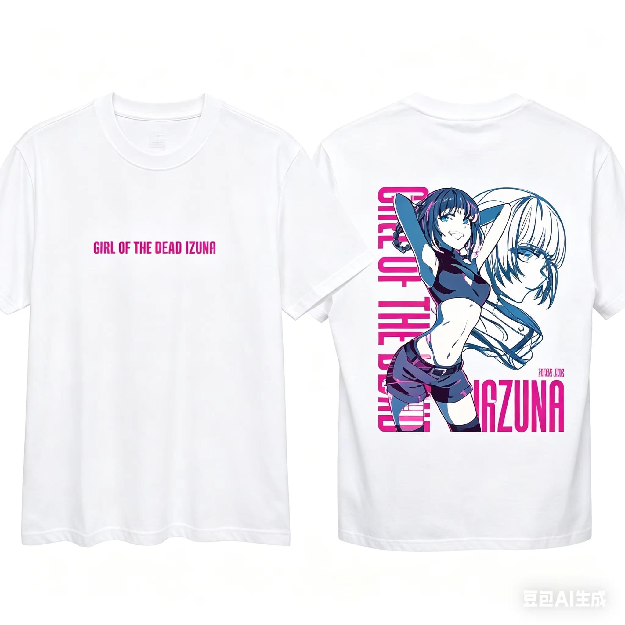 2026 Yofukashi No Uta Nazuna Nanakusa Print T-shirt White Cotton Casual Streetwear Tee for Manga Lovers 4XL