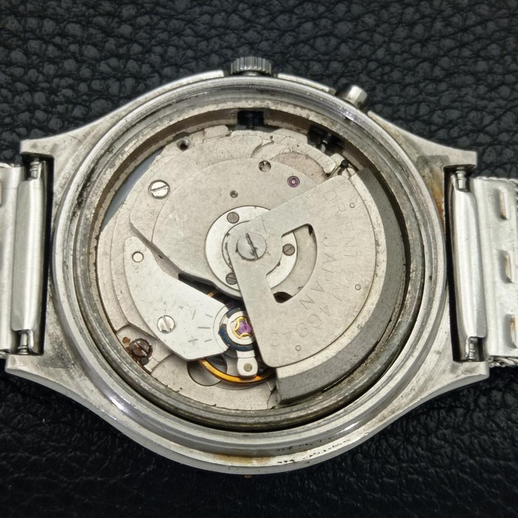 USED VINTAGE ORIENT AUTOMATIC 46943 JAPAN MENS ORIGINAL DIAL WATCH a702261-5 R123-a702261