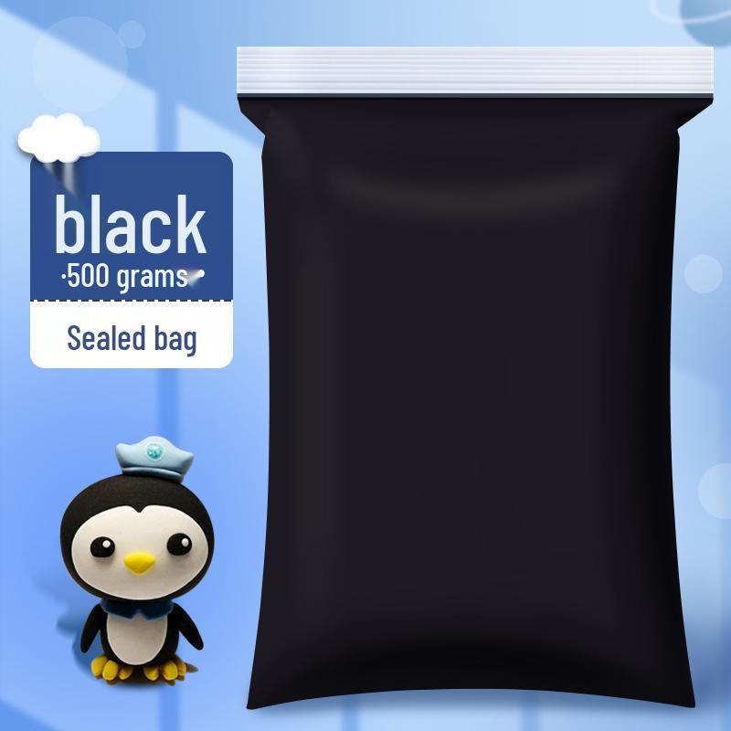 Children's Green Clay Bubble Pack - Single Color Refill with Black Plasticine for Kindergarten