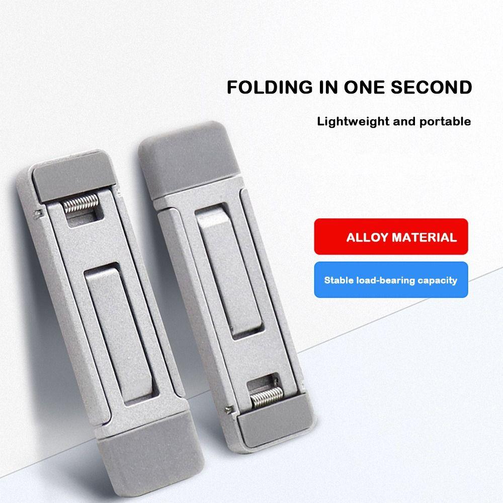 2pcs Adjustable Computer Stand Portable Laptop Riser Mini Notebook Bracket