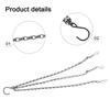 5 Size Rattan Hanging Basket Flower Pot Chain Hydroponic Plants Plant Grow Tools Garden Decorations With 3 Hooks