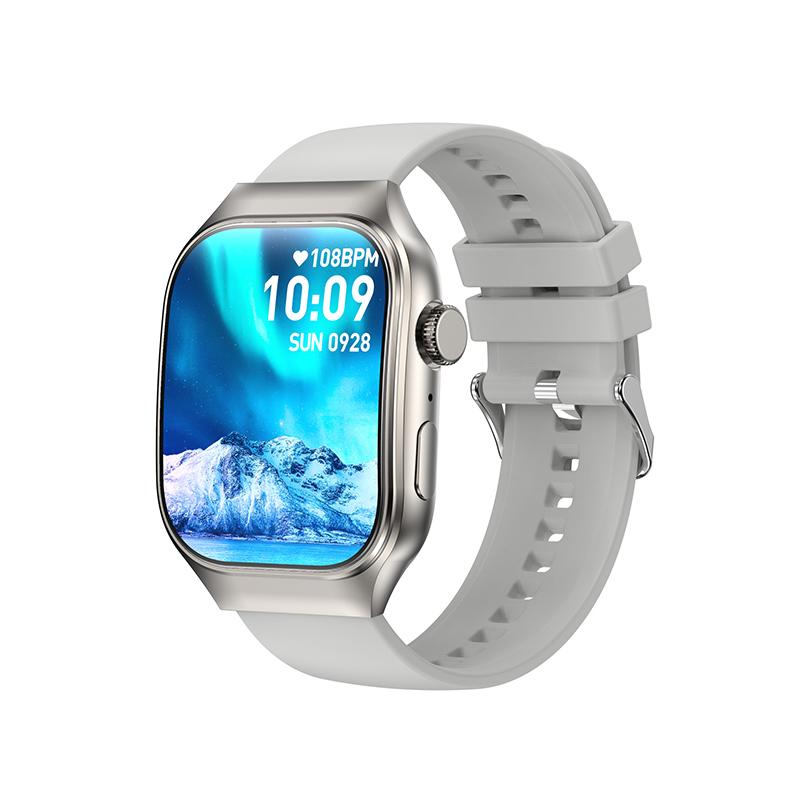 

Изогнутые смарт-часы 2,01 дюйма Full Touch смарт-браслет для тренировок на открытом воздухе мониторинг сердечного ритма смарт-часы серебряный