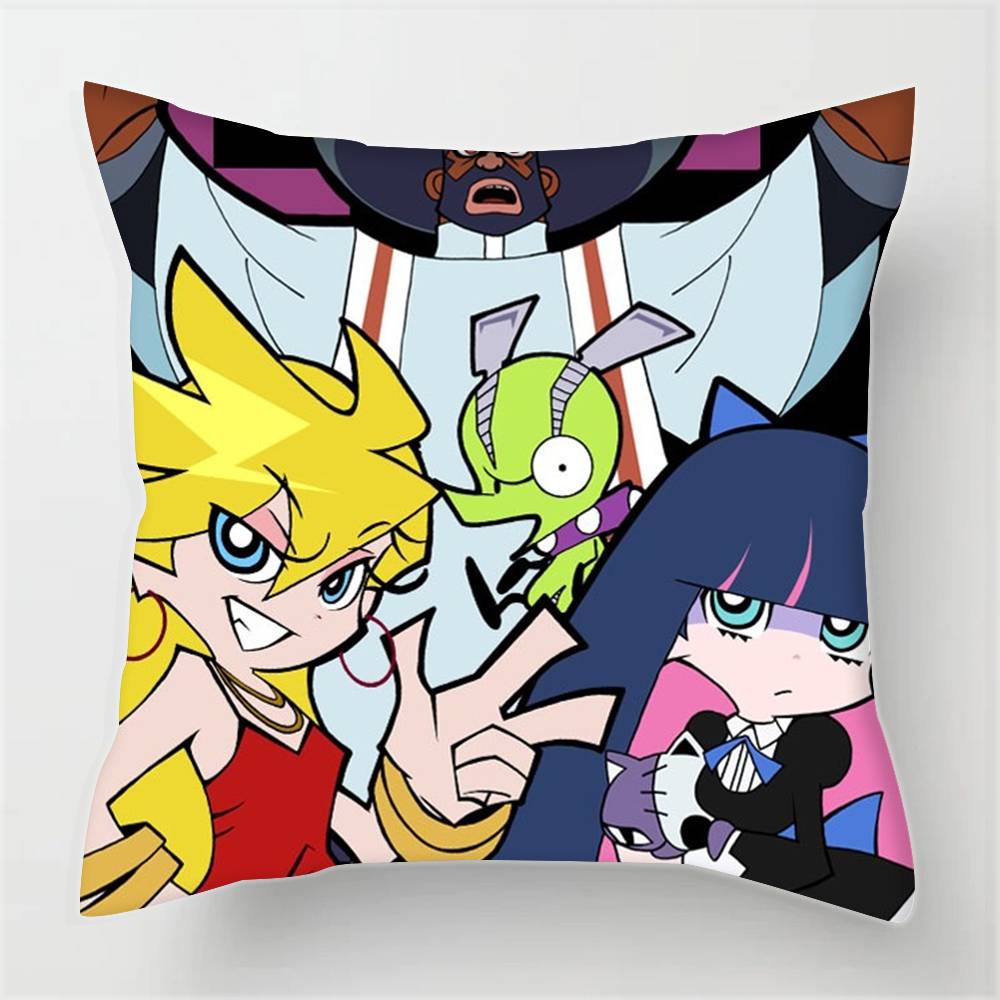 Pillowcases Cushion Covers Living Room Sofas Home Decor Gifts Anime Panty And Stocking With Garterbelt
