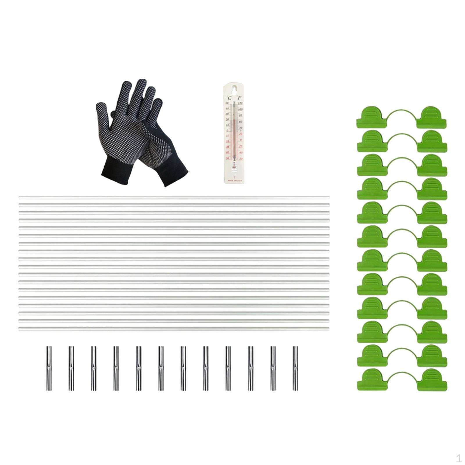 Садовые дуги, Каркас для туннеля, Секции, Складной набор стеклопластиковых стержней для садоводства для 18 Hoops Set