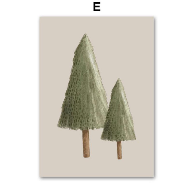 

Cute Rabbit Fox Bear Deer Custom Name Nursery Wall Art Canvas Painting Nordic Posters And Prints Pictures Baby Kids Room Decor 21cm×30cm NoFrame