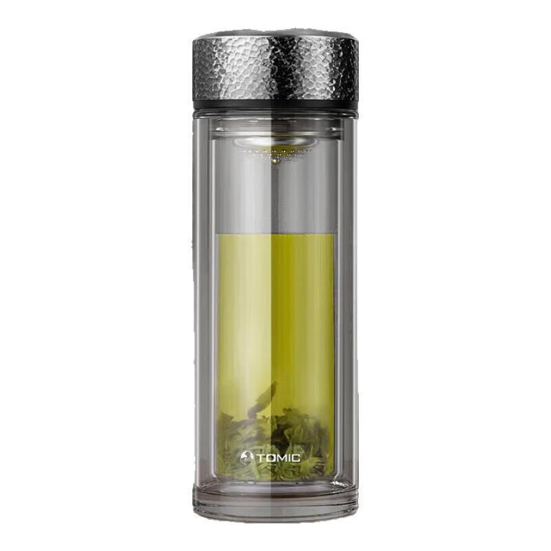 Temake Double-Layer Tea Infuser Glass Cup
