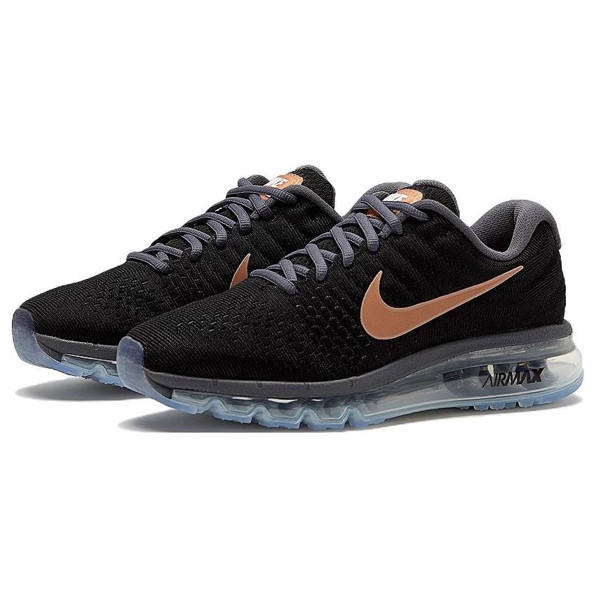 Nye Nike Air Max 2017 Svart Metallisk Rød Bronse Dame 849560-008
